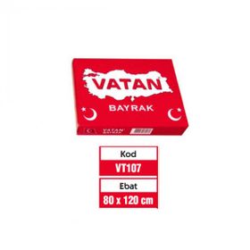 Vatan VT107 80x120 Bayrak Türk Bayrağı