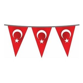 Vatan VT178 Kuşe Kağıt 10'lu Türk Bayraklı Flama