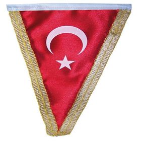 Vatan VT203 15x22 Üçgen Simli Bayrak