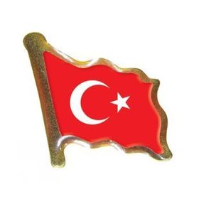 Vatan VT602 Dalgalanan Türk Bayrağı Rozeti