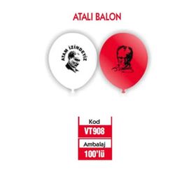 Vatan VT908 100'lü Atam İzindeyiz Balon