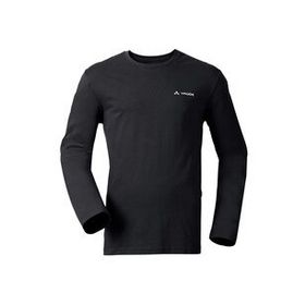 Vaude 06454 Uzun Kollu Logolu Siyah Erkek Sweatshirt