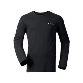 Vaude 06454 Uzun Kollu Logolu Siyah Erkek Sweatshirt