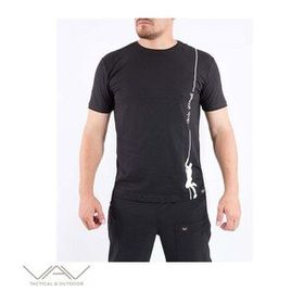 VAV Baseti-02 Yuv. Siyah Dağcı D. XXS Yaka Tişört