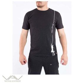 VAV Baseti-02 Yuv. Siyah Dağcı D. XXS Yaka Tişört