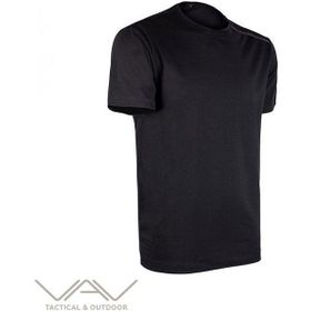 VAV Baseti-03 Siyah Yuvarlak Yaka Taktik Tişört