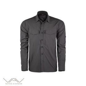VAV Tacflex-01 Füme Uzun Kol Taktik Gömlek