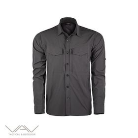 VAV Tacflex-01 Füme Uzun Kol Taktik Gömlek