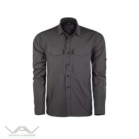 VAV Tacflex-01 Füme Uzun Kol Taktik Gömlek