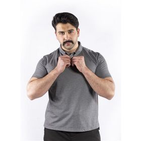 VAV Tlac-01 Koyu Füme XXS Polo Yaka Tişört