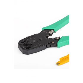 Vcom 8p + 6p + 4p Kablo Sıkma Rj45 - Rj11 Jack Çakma Ağ Pensesi