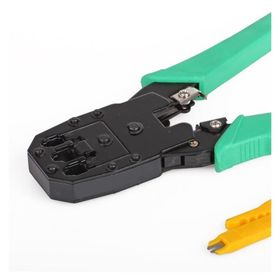 Vcom 8p + 6p + 4p Kablo Sıkma Rj45 - Rj11 Jack Çakma Ağ Pensesi