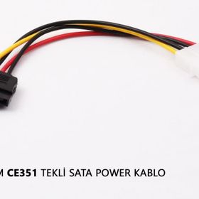 VCom CE351 Tekli Sata Power Kablo 0.15 Mt