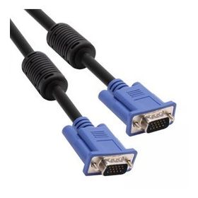 Vcom Cg341ad-20.0 Mavi Konnektör Siyah 20mt Vga-m-vga-m Kablo