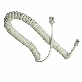 Vcom CT044C Beyaz Kordon Spiral Telefon Ahizesi