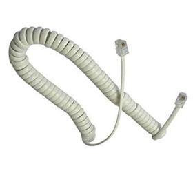 Vcom CT044C Beyaz Kordon Spiral Telefon Ahizesi