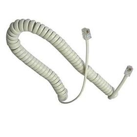 Vcom CT044C Beyaz Kordon Spiral Telefon Ahizesi