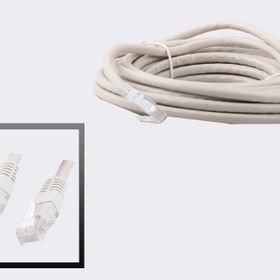 Vcom NP611B-3.0 Cat6 3.0MT Gri Utp Patch Kablo