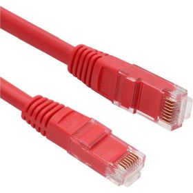 Vcom NP611B-R-1.0 Cat6 1.0MT Kırmızı Utp Patch Kablo