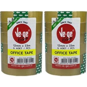 Ve-Ge 12 mm - 33 m 12'li Ofis Bant