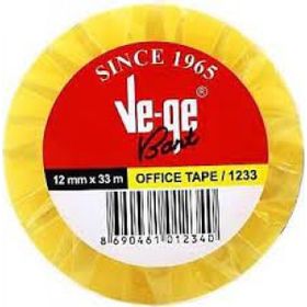Ve-Ge 12x33 6 lı Sarı Şerit Selefon Bant