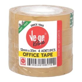 Ve-Ge 12x33mm 4'lü Office Tape Selefon Bant