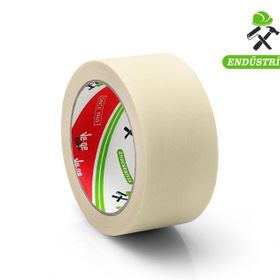Ve-Ge 36 mm 30 mt Bej Krepe Kağıt Tabanlı GP Maskeleme Bandı