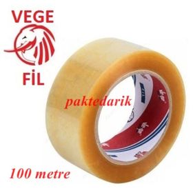 Ve-Ge Fil Şeffaf 45x100 mt 6 Adet Koli Bandı