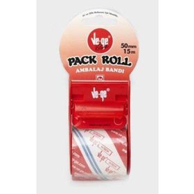 Ve-Ge Handy Pack Bant Kesicili 48x40 4'lü Şeffaf Koli Bandı