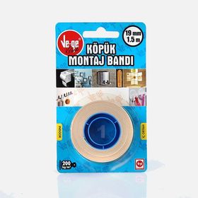 Ve-Ge İç Mekan 19 mm x1,5 m Montaj Bandı