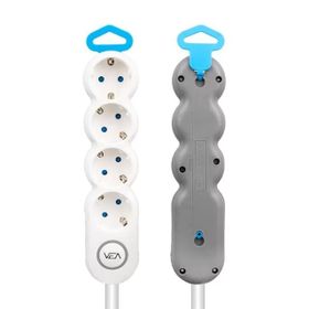 Vea Ve-2S4s 4Lu 1.5 mt Kablolu Anahtarlı Grup Priz