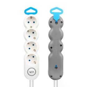 Vea Ve-2S4s 4Lu 1.5 mt Kablolu Anahtarlı Grup Priz