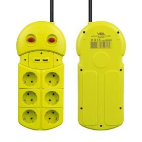 Vea Ve-970Usb 6Lı 2 Usblı 1.5 mt Grup Priz