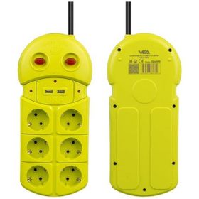 Vea Ve-970Usb 6Lı 2 Usblı 1.5 mt Grup Priz