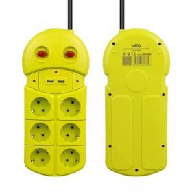 Vea Ve-970Usb 6Lı 2 Usblı 1.5 mt Grup Priz