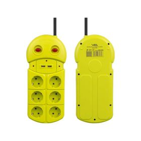 Vea Ve-970Usb 6Lı 2 Usblı 1.5 mt Grup Priz