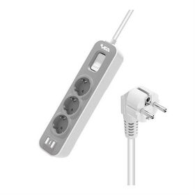 Vea VE-NOVA103 A Class 3'lü Anahtarlı 1.5 mt 4000 Watt 16 Amper Akım Korumalı Priz