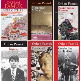 Veba Geceleri - Masumiyet Müzesi - Benim Adım Kırmızı - İstanbul - Kara Kitap - Cevdet Bey ve Oğulları - 6 Kitap - Orhan Pamuk