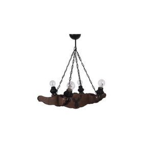 Vedemo Ceiling 4'lü Rustik Ahşap Avize