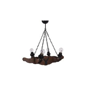 Vedemo Ceiling 4'lü Rustik Ahşap Avize