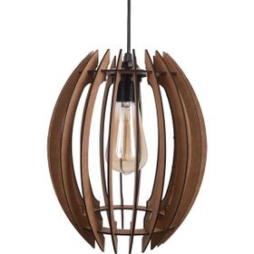 Vedemo Plywood Ahşap Tekli Avize