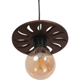 Vedemo Tekli Linen Dekoratif Ahşap Promosyon Avize