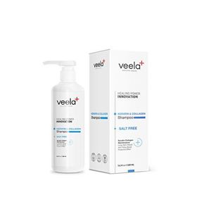 Veela Keratin Collagen Yıpranmış Saçlar İçin 500 ml Tuzsuz Kolajen Keratin Bakım Şampuanı