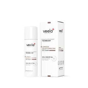 Veela Luminous Color Correcting CC Cream SPF50+ Cilt Tonu Dengeleyici 50 ml Ten Güneş Kremi