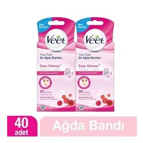 Veet 20'li 2 Adet (Hassas Ciltler İçin) Sir Ağda Bantları