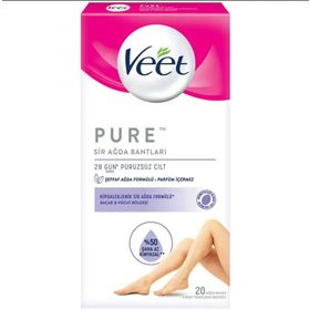 Veet 20'li Bacak Yüz Sir Ağda Bandı