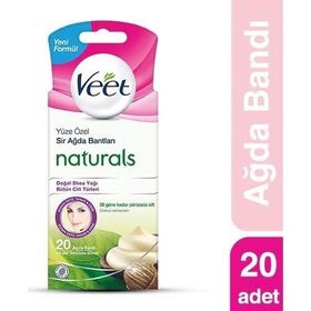 Veet 20'li Naturals Shea Yağı Yüz Bölgesi Ağda Bandı