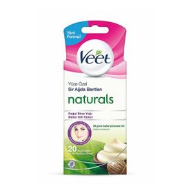 Veet 20'li Naturals Shea Yağı Yüz Bölgesi Ağda Bandı