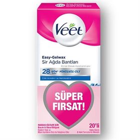 Veet 20'li Sensetion Hassas Ciltler Ağda Bandı