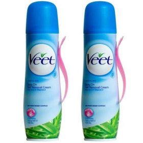 Veet 2x150 ml Hassas Ciltler İçin Tüy Dökücü Sprey